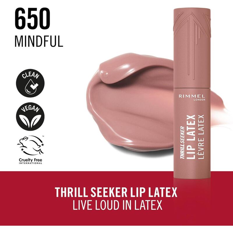 rimmel thrill seeker lip latex 650 mindful