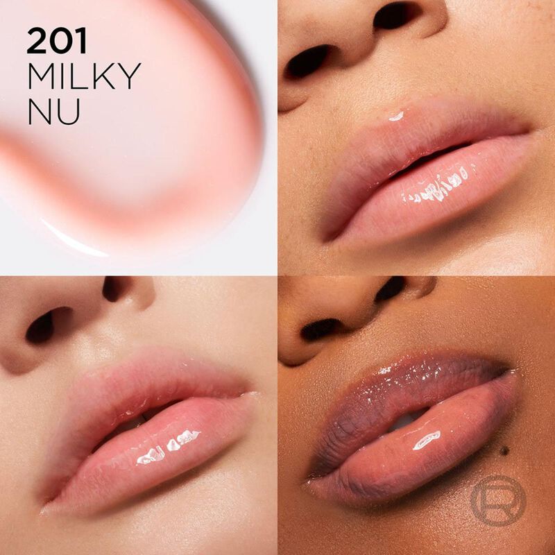 l'oreal paris plump ambition hyaluron lip oil 201 milky nu