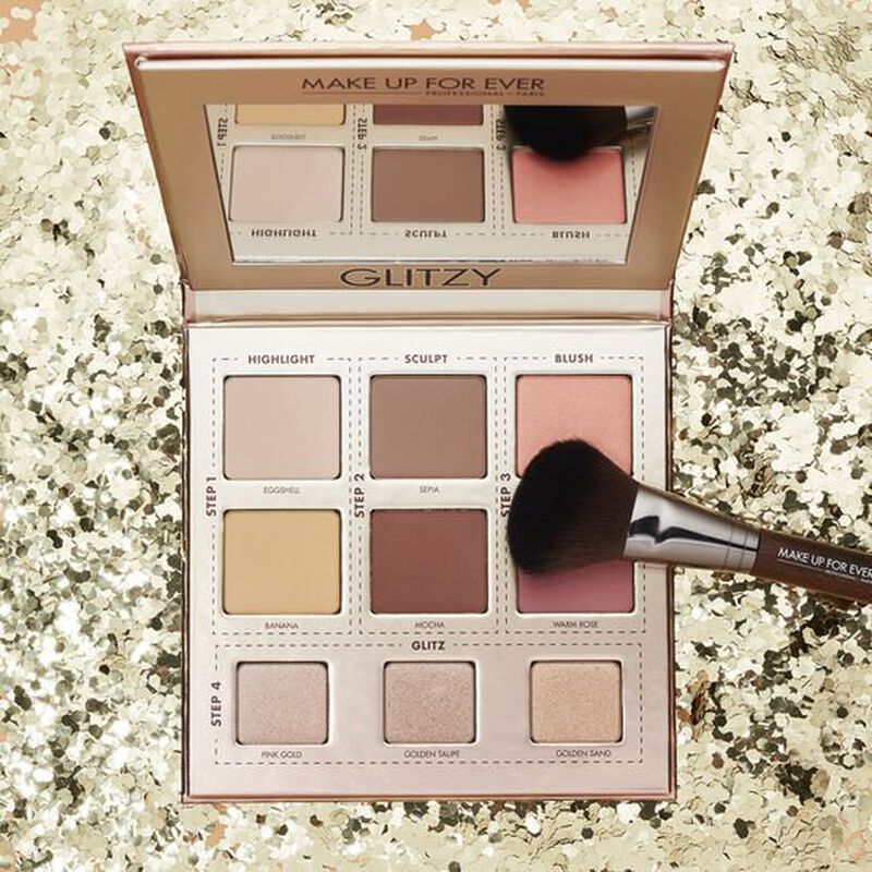 Glitzy Face Palette make up for ever glitzy face palette