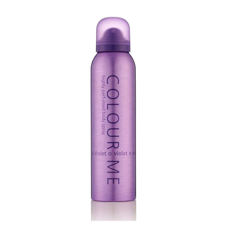 colour me colour me body spray for women violet 150ml