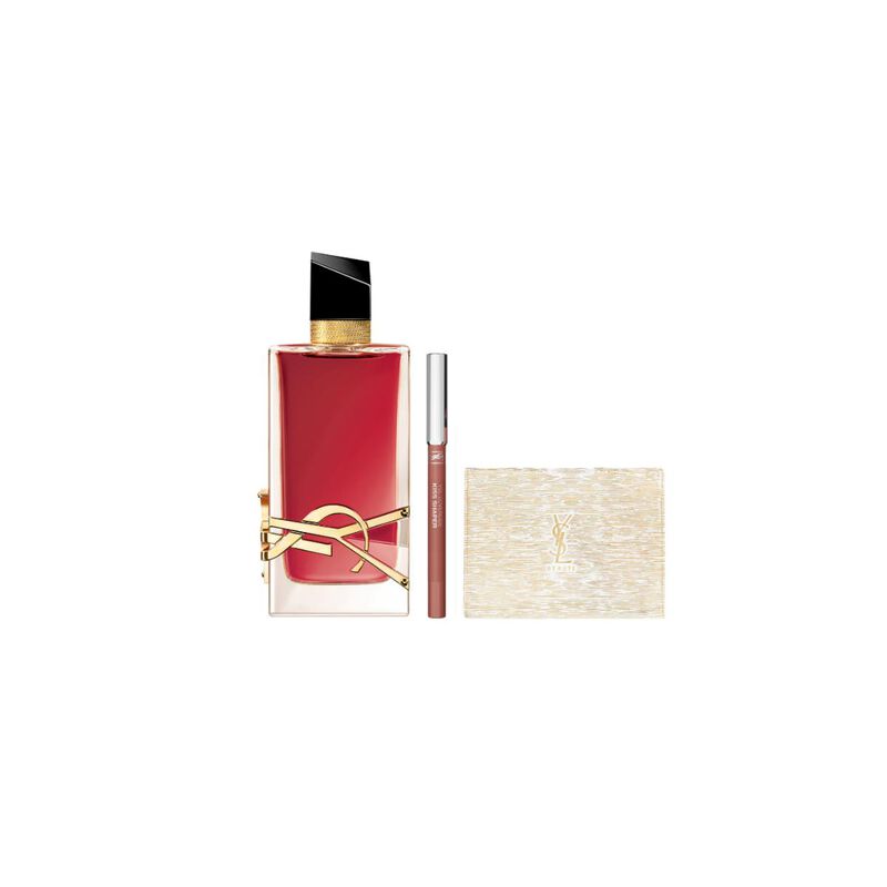 yves saint laurent libre berry crush + get lip liner 104 + black pouch