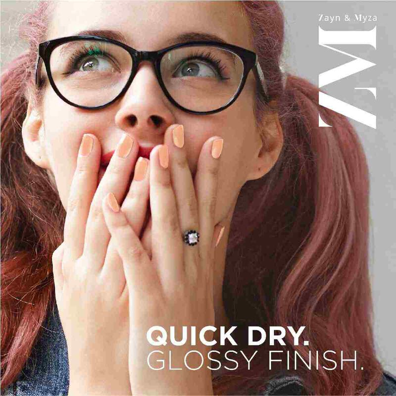 zayn and mayza طلاء اظافر ذو مسامات