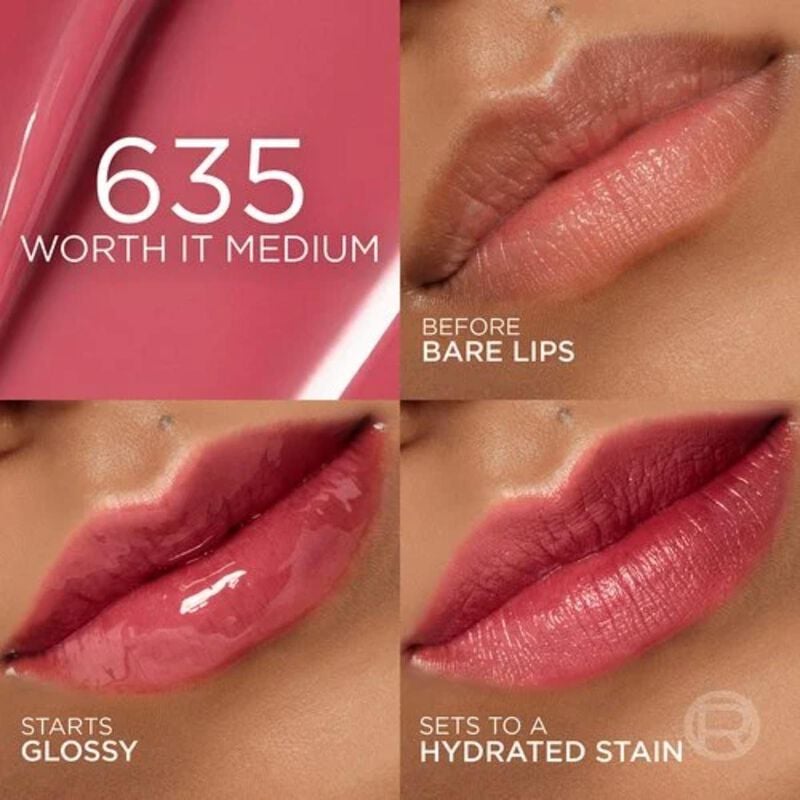 l'oreal paris hyaluron tint lip stain serum 635 worth it medium