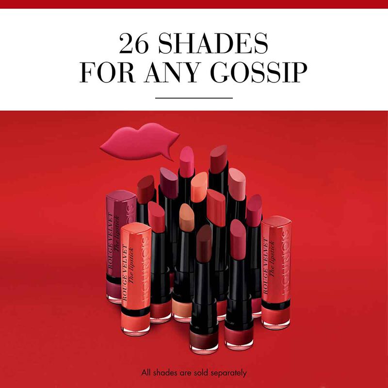 Rouge Velvet The Lipstick bourjois rouge velvet the lipstick