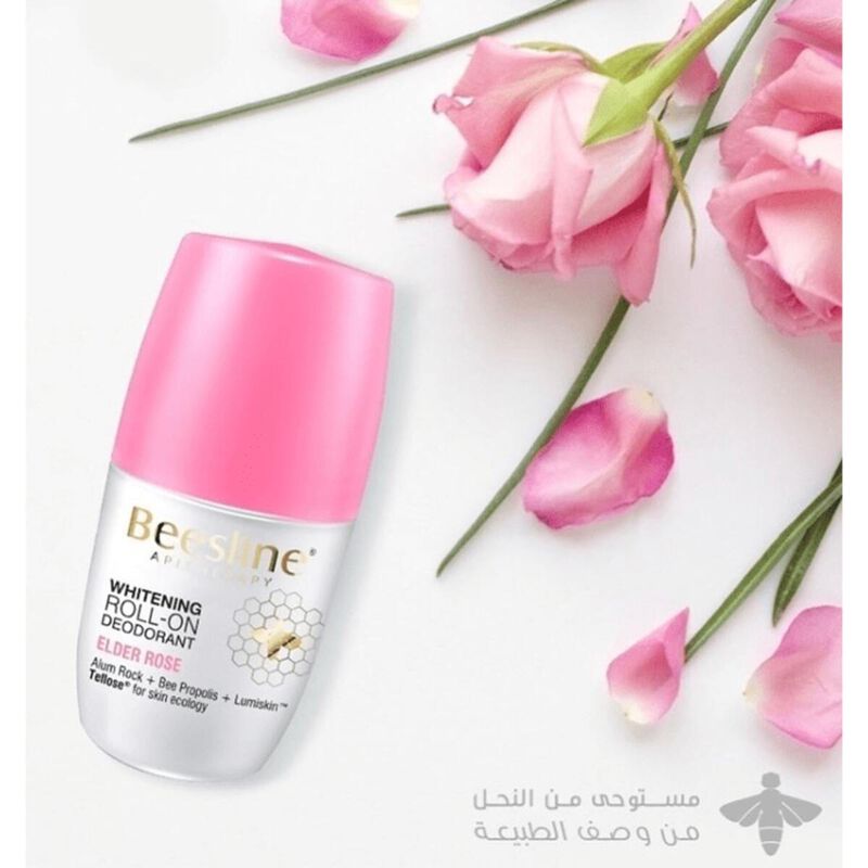 beesline beesline whitening roll on deodorant  elder rose