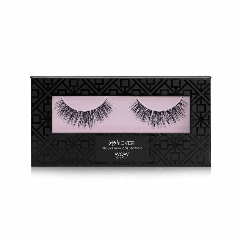 wow beauty lash over  deluxe mink collection