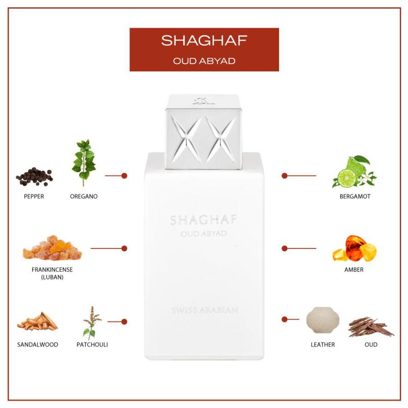 swiss arabian shaghaf oud abyad eau de parfum