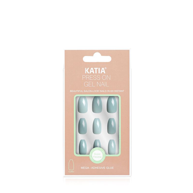 katia gorgeous press on nails coffin