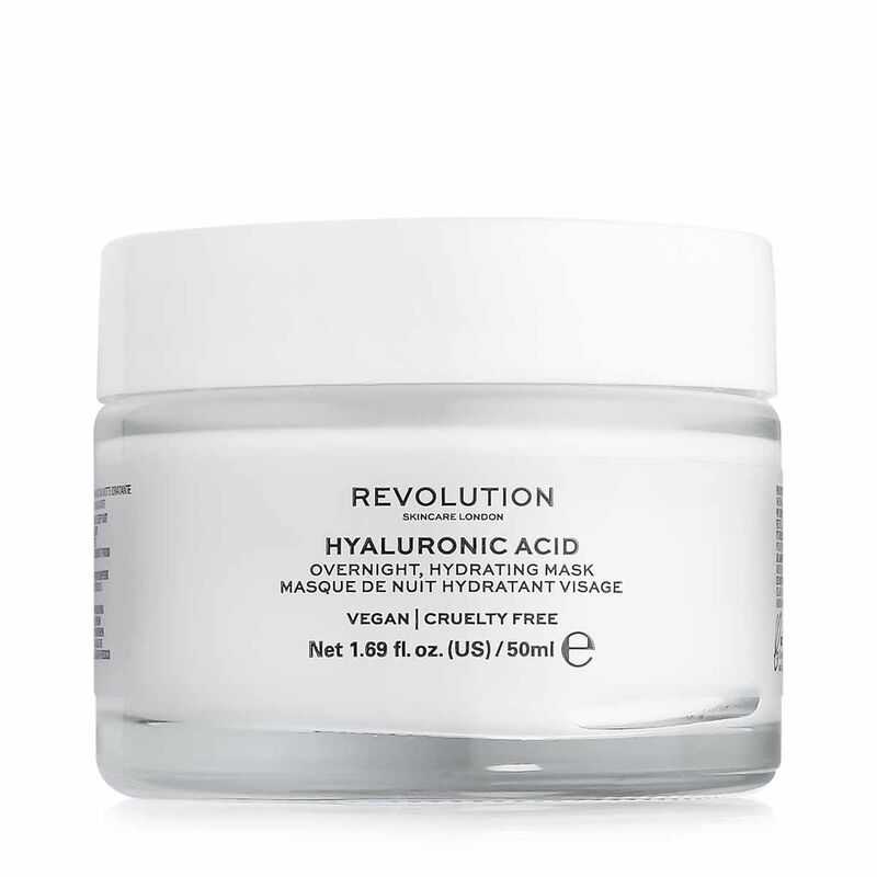 revolution hyaluronic acid overnight hydrating face mask