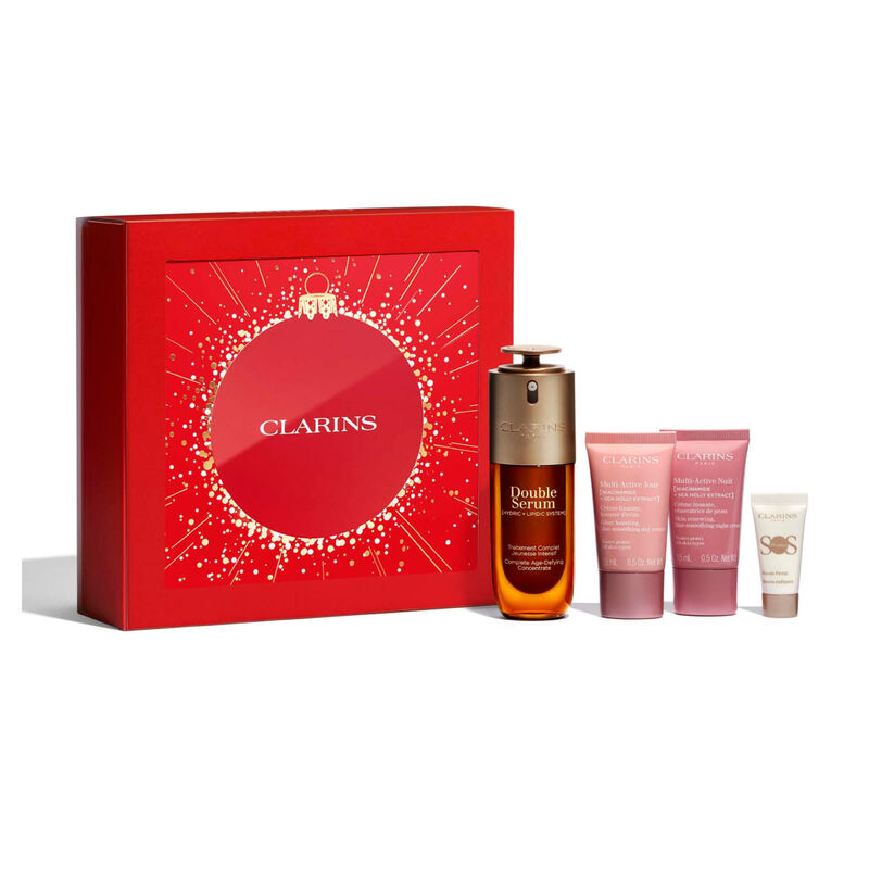clarins double serum & multiactive routine