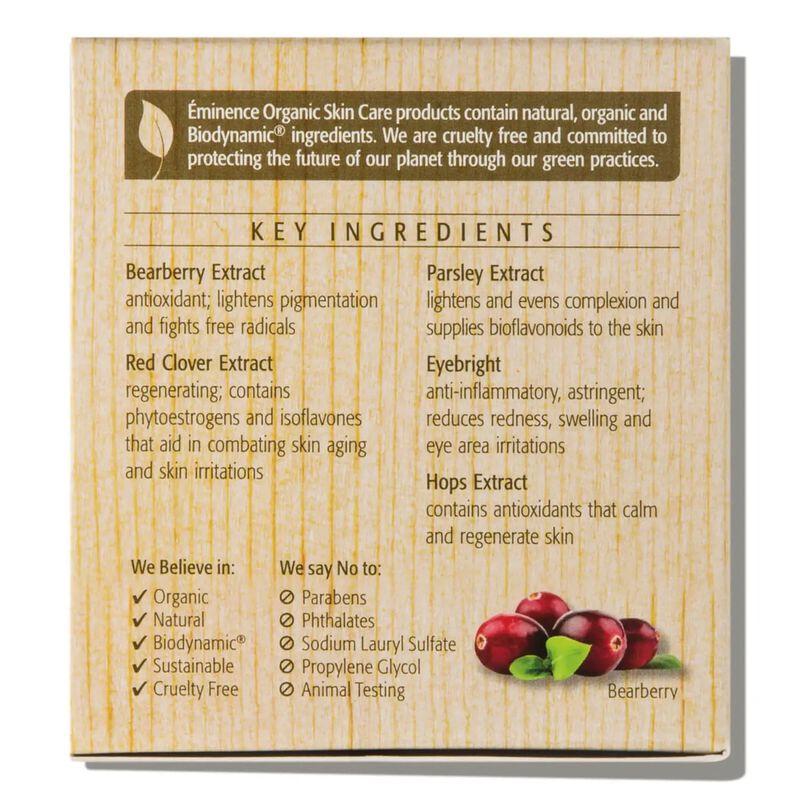Bearberry Eye Repair Cream eminence organic skin care bearberry eye repair cream