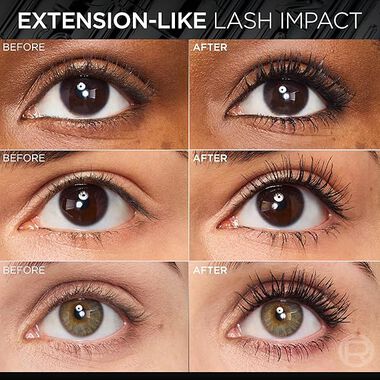 Telescopic Extensionist Mascara for 24H Long-Lasting Curl, Volume, and Exceptional Lengthening Eyelashes with Eyelash-Extension Effect, 9.75g faces telescopic extensionist mascara for 24h long lasting curl volume and exceptional lengthening eyelashes with eyelash extension effect 9 75g