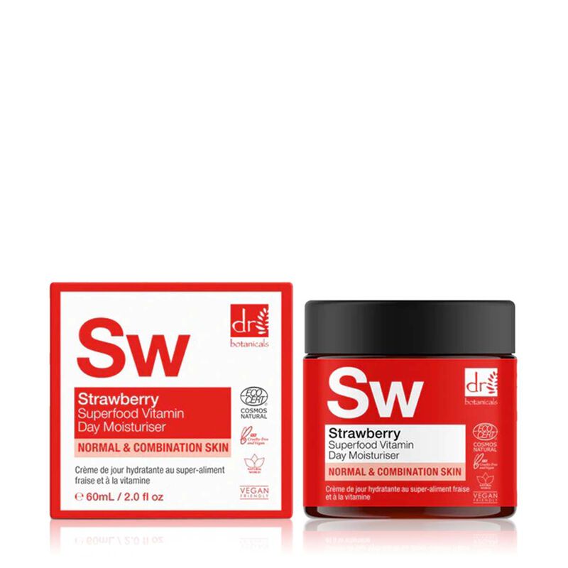 Strawberry Superfood Vitamin C Day Moisturiser dr. botanicals strawberry superfood vitamin c day moisturiser