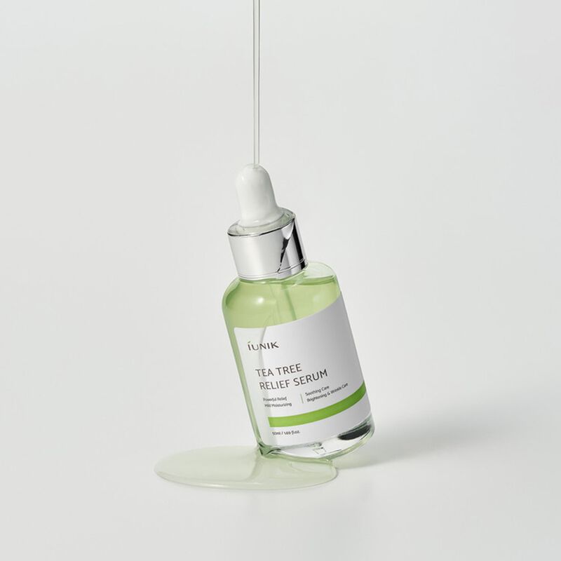 iunik tea tree relief serum