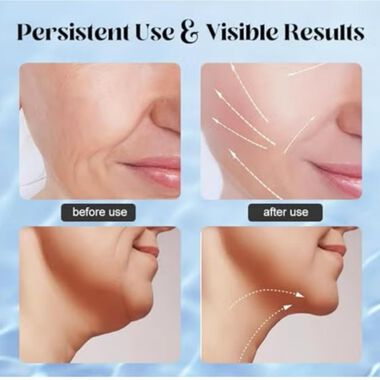 faces vibration face and neck massager   triple action wrinkle remover for skin care  tightening  and smoothness