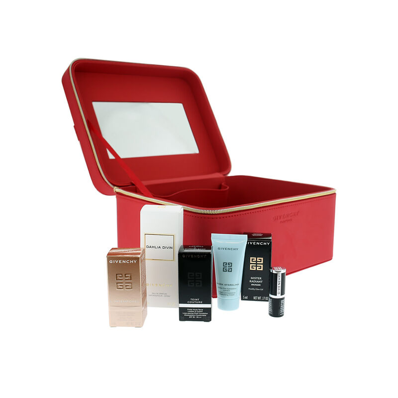 جيفنشي free givenchy vanity case + 6 minis value worth 650 aed