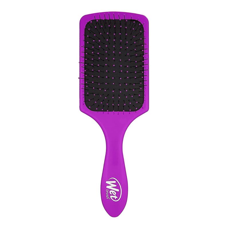 wet brush paddle detangler purple