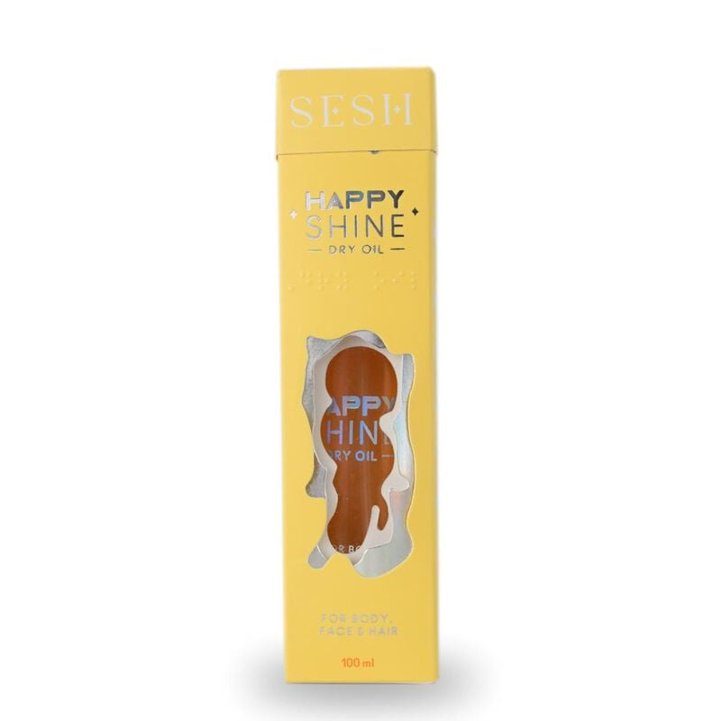 sesh happy shine  dry oil