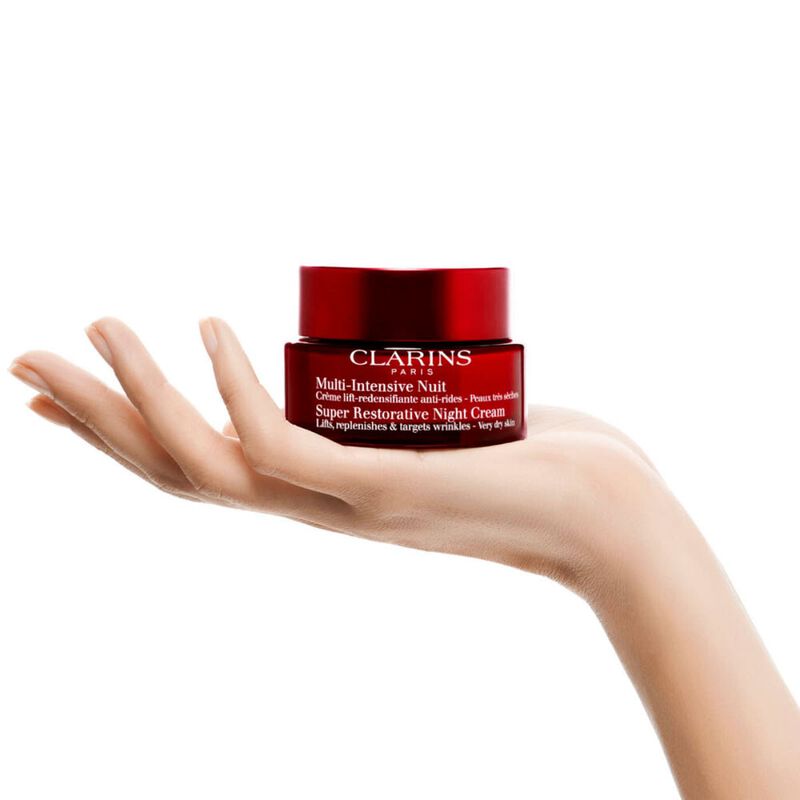 clarins super restorative night cream  very dry skin