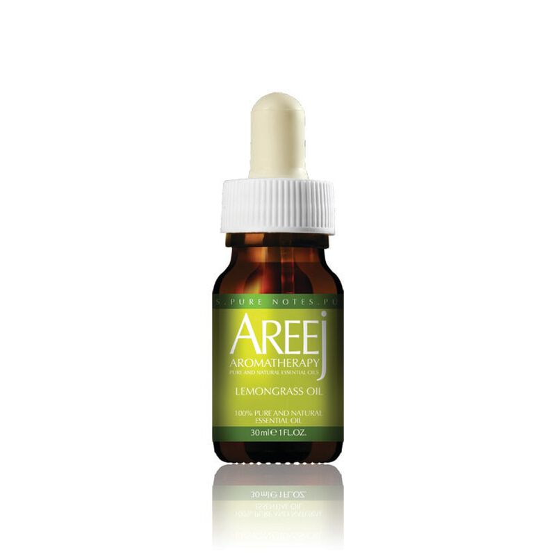 areej aromatherapy زيت عشبة الليمون طبيعي ونقي
