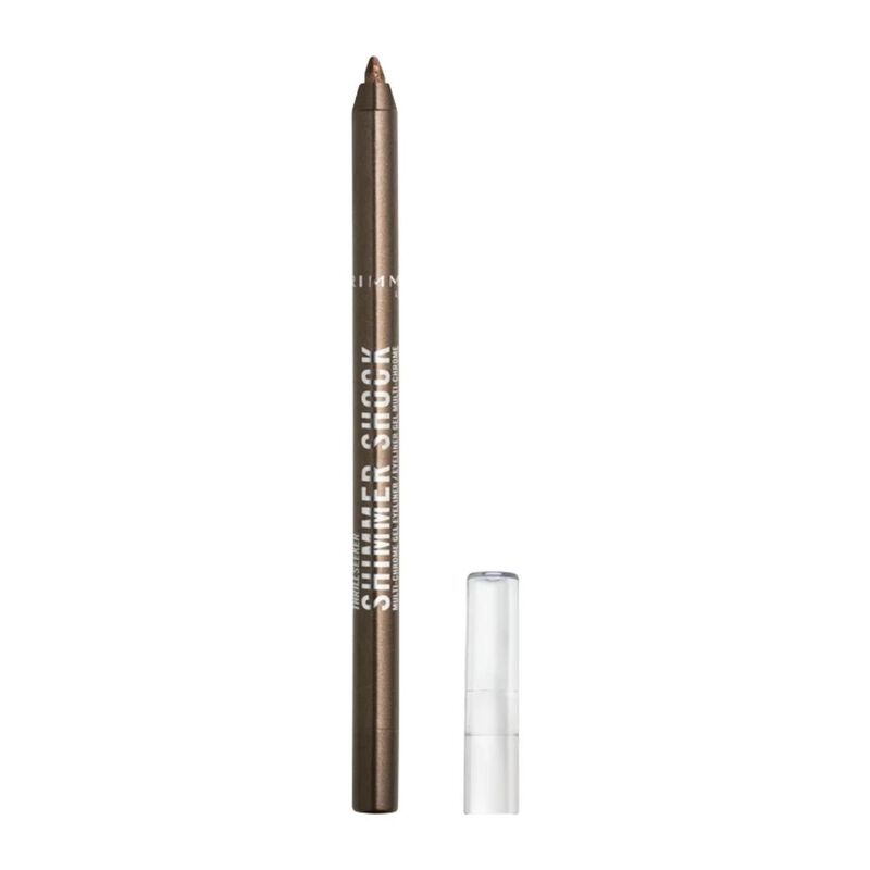rimmel thrill seeker shimmer shock multichrome gel eyeliner 003 bronze rush