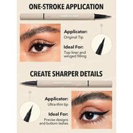 faces sheglam multi tasker line   detail eyeliner pen black 2 in 1 waterproof