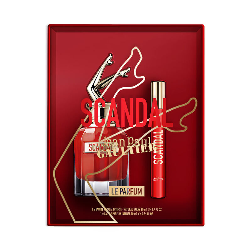 Scandal Le Parfum Set - Eau de Parfum 80ml, Travel Spray 10ml jean paul gaultier scandal le parfum set eau de parfum 80ml, travel spray 10ml