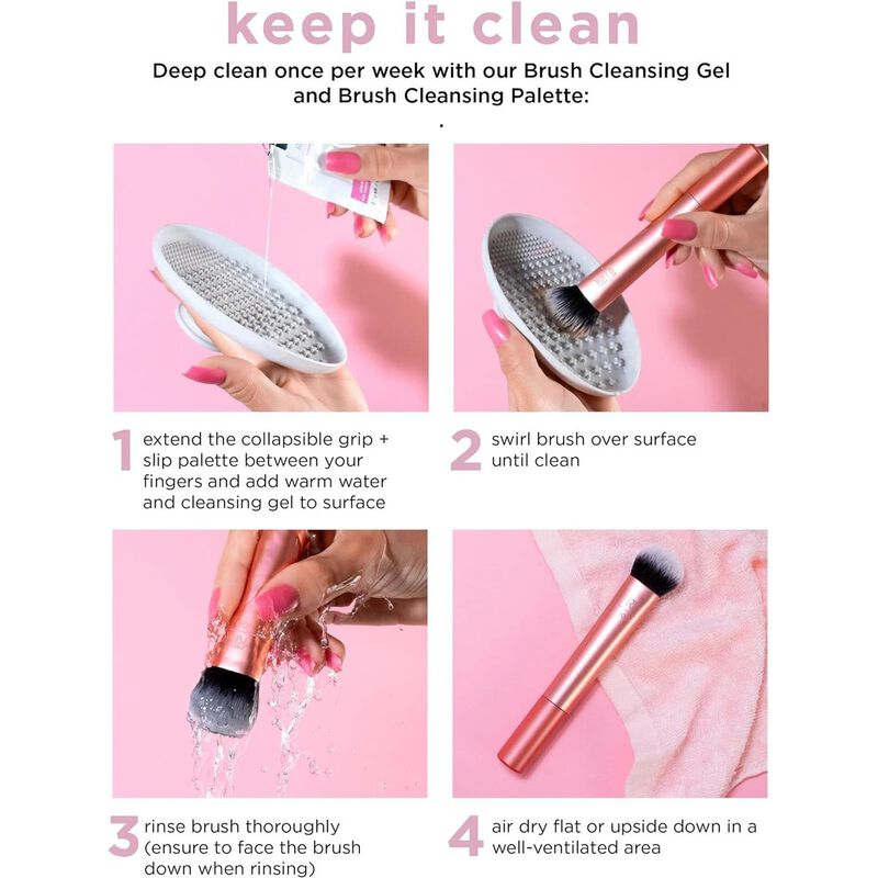 ريل تكنينك فرشاة مكياج أحمر الخدود فائقة النعومة