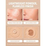 faces sheglam skin focus high coverage powder foundation fair 11g