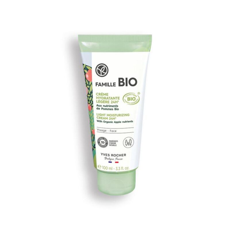 yves rocher كريم ترطيب خفيف 24 ساعة من فاميلي بيو في أنبوب