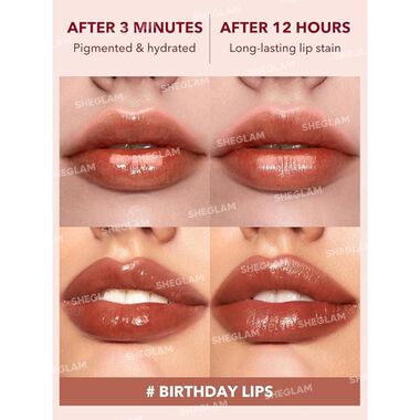 faces sheglam take a hint lip tint birthday lips