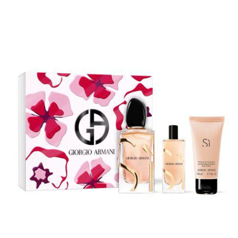 giorgio armani si edp gift set (100ml +  15ml + body lotion 50ml)