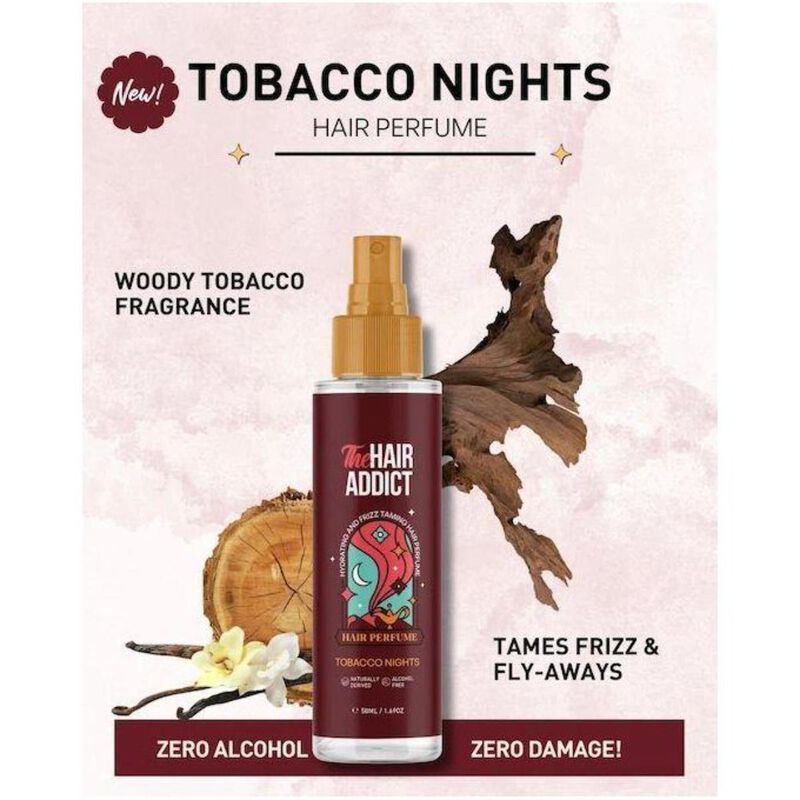 the hair addict tobacco nights hair perfume 50ml