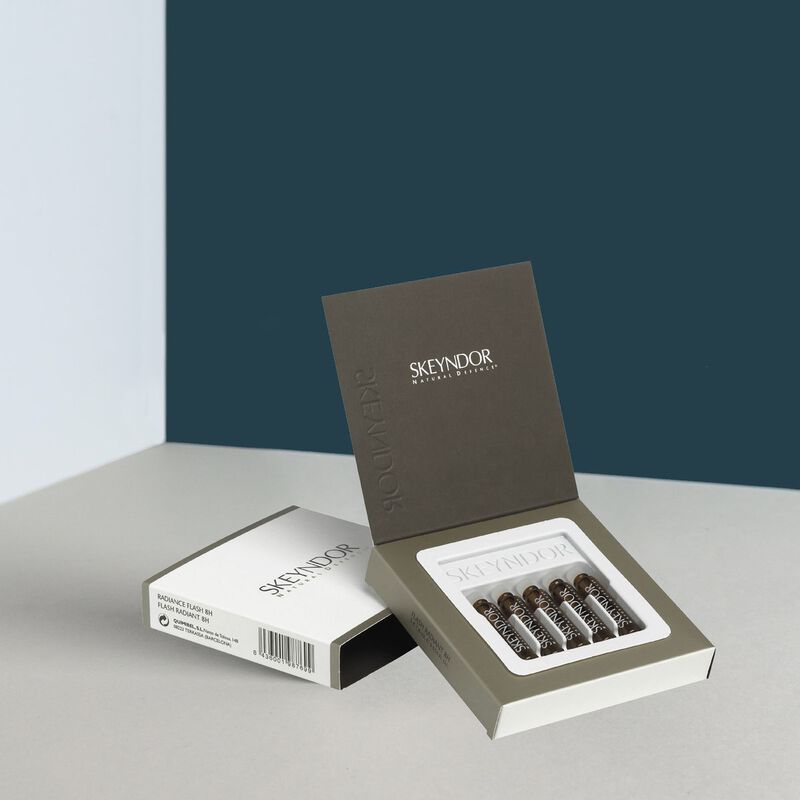 skeyndor ر ناتشورال ديفنس راديانس فلاش 8 ساعات 5 قطع