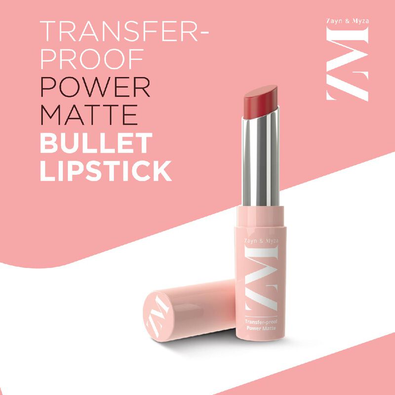 zayn and mayza احمر شفاه باور انتنس كريمي مات مقاوم للتلطخ