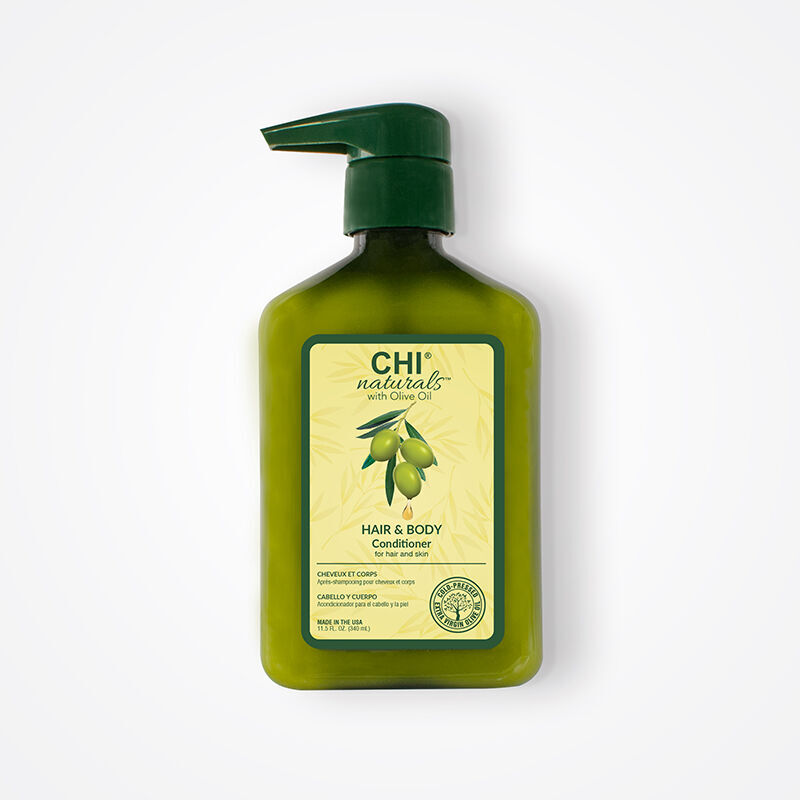 chi chi olive organics hair and body conditioner 11.5 oz