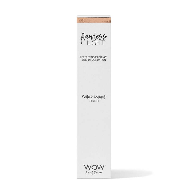 wow beauty flawless light perfecting radiance liquid foundation