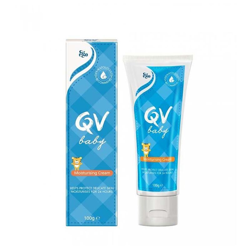QV Baby Moisturising Cream 100 gm qv qv baby moisturising cream 100 gm
