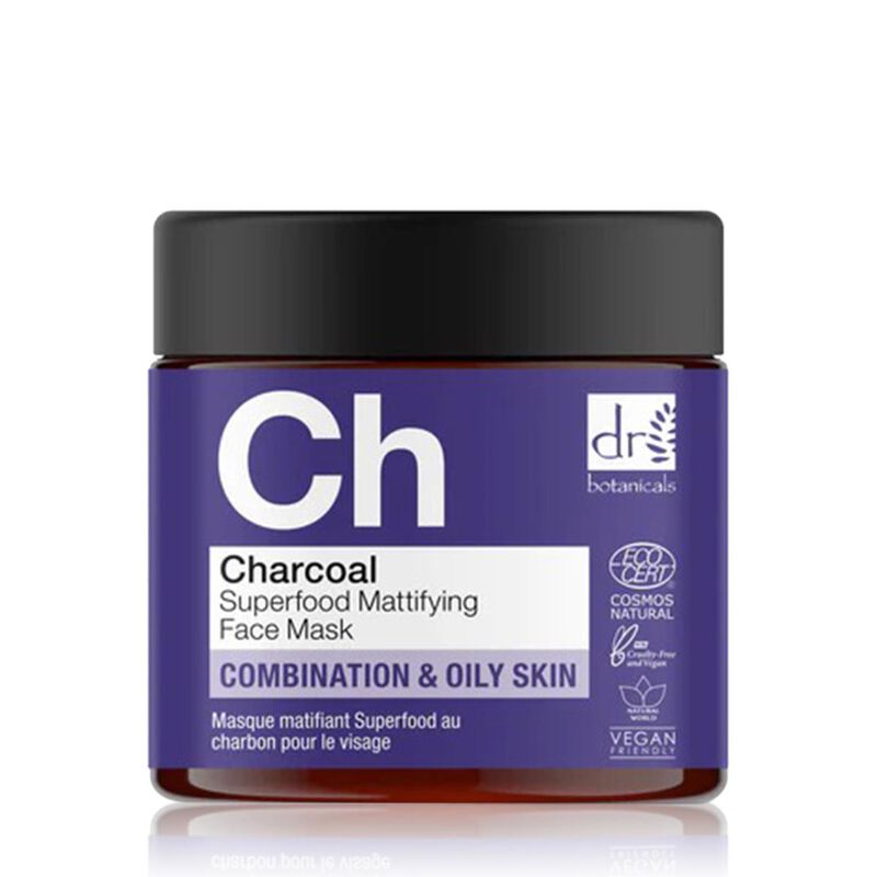 Charcoal Superfood Mattifying Face Mask dr. botanicals charcoal superfood mattifying face mask