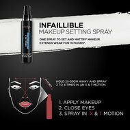 faces infallible magic setting spray