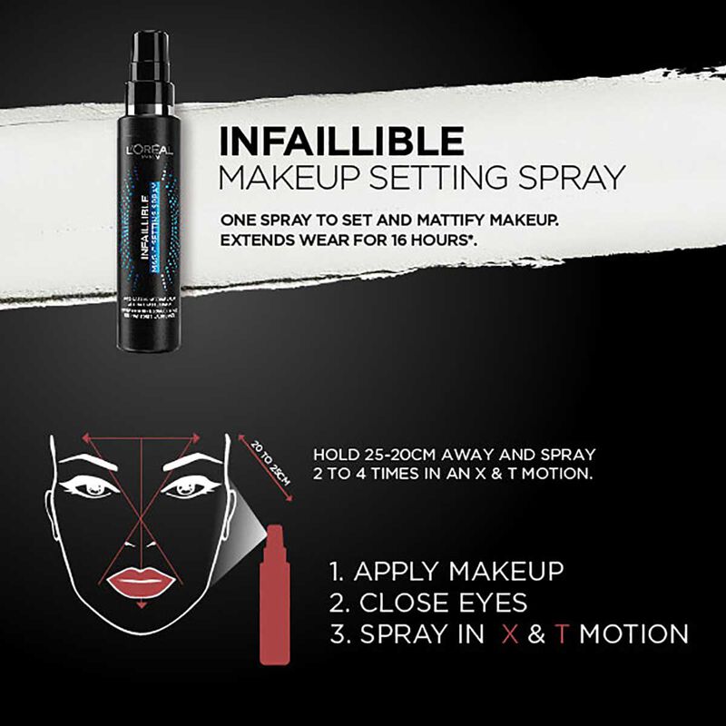 l'oreal paris infallible magic setting spray