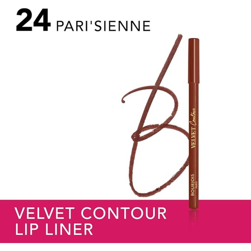 bourjois velvet contour lip liner – 24 pari'sienne, 1.14g