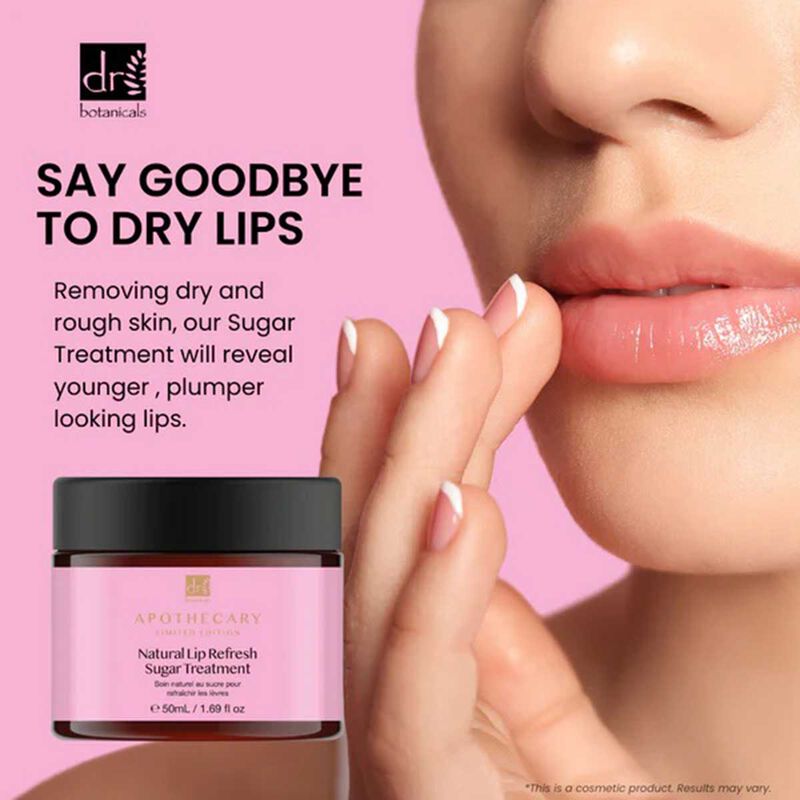 Natural Lip Refresh Sugar Treatment dr. botanicals natural lip refresh sugar treatment
