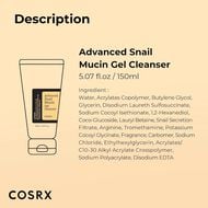 Cosrx Advanced Snail Mucin Gel Cleanser 50Ml faces cosrx advanced snail mucin gel cleanser 50ml