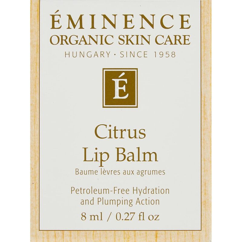 eminence organic skin care citrus lip balm