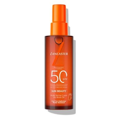 faces sun beauty fast tan optimizer satin dry oil spf50
