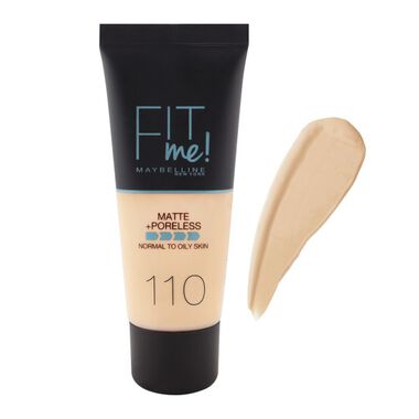 faces fit me matte poreless foundation 110 porcelain