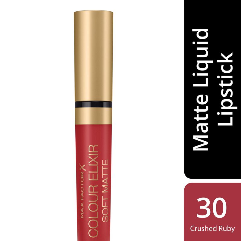 Colour Elixir Soft Matte Lipstick - 030 Crushed Ruby max factor colour elixir soft matte lipstick 030 crushed ruby