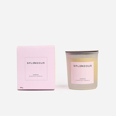 faces amber scented candle 150g