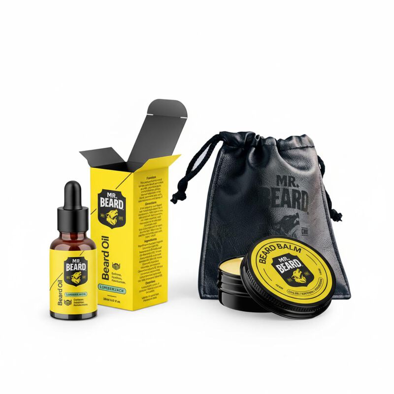 mr beard beard pro bundle lumberjack